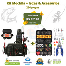 Kit Mochila + Iscas & Acessórios